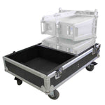 ProX X-RCF-HDL6ALAX4W, Line Array Flight Case for 4 RCF HDL6-A HDL26-A Speakers with Wheels - Hollywood DJ