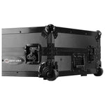 Odyssey FZGSDDJ1000BL1UCW 1u DJ Case for Pioneer DDJ-1000 / DDJ-1000SRT with Patented Glide Platform and Corner Wheels - Black - Hollywood DJ