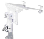 ProX X-LTF01WH Laptop Shelf Tray for Monitor VESA Arm Mount - White - Hollywood DJ