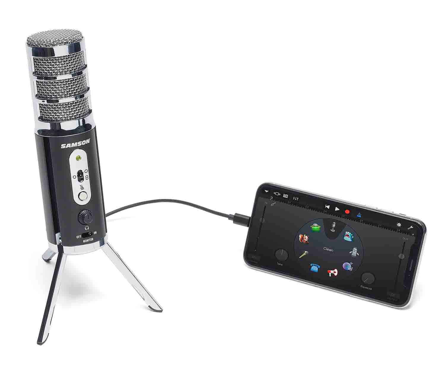 Samson Satellite USB and iOS Broadcast Microphone - Hollywood DJ