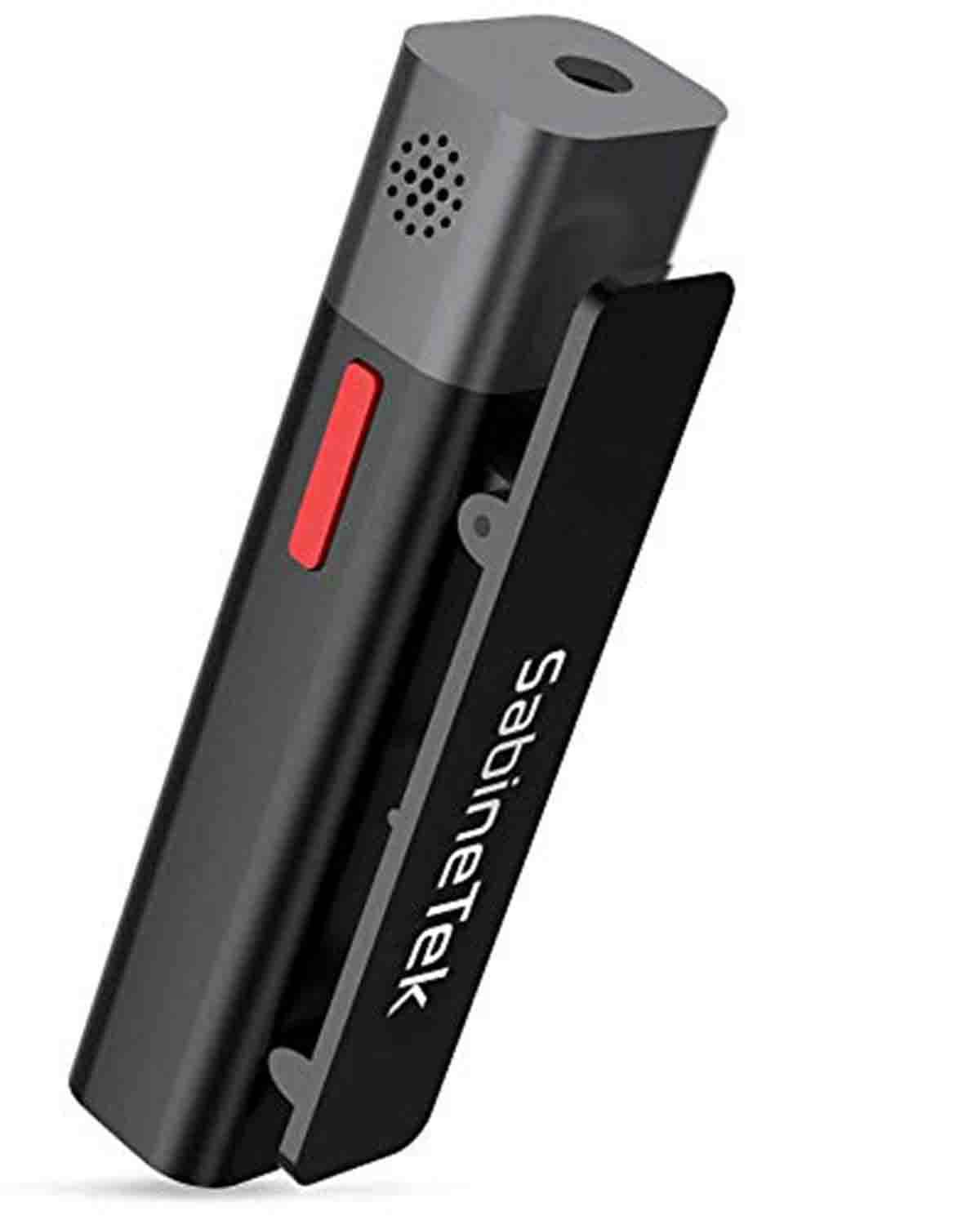 SabineTek SmartMike+ SCSM+BL Wireless Stereo Mic for Content Creators - Black - Hollywood DJ