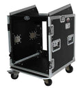 ProX T-12MRSSMK2 12U Rack x 10U Top Mixer DJ Combo Flight Case - Hollywood DJ