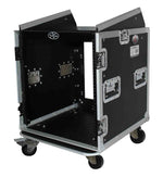 ProX T-12MRSSMK2 12U Rack x 10U Top Mixer DJ Combo Flight Case - Hollywood DJ