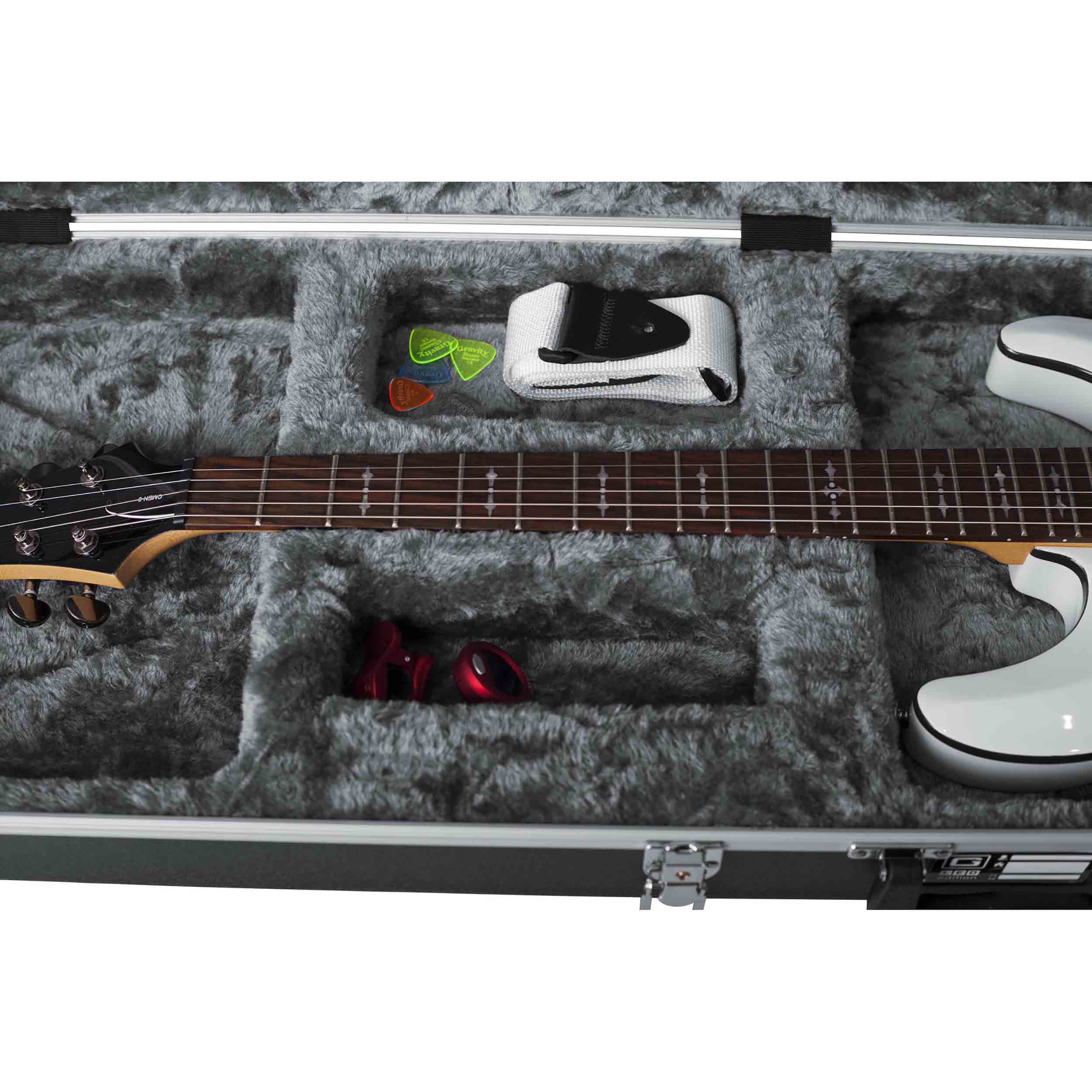 Gator Cases GC-ELECTRIC-LED Deluxe Molded Guitar Case for Electric Guitar - LED EditionGC by Gator Cases