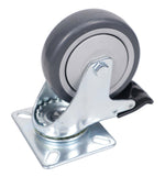 ProX X-CASTER4BLK100X80, Set of (4) Black Replacement 4-inch Industrial Grade Caster Wheels by ProX Cases