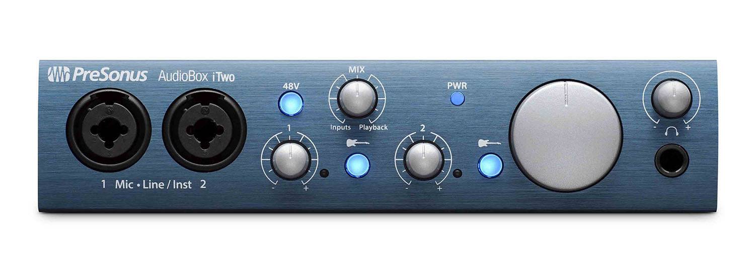 Presonus AudioBox iTwo USB/iPad Audio Interface for Mobile Producers - Hollywood DJ