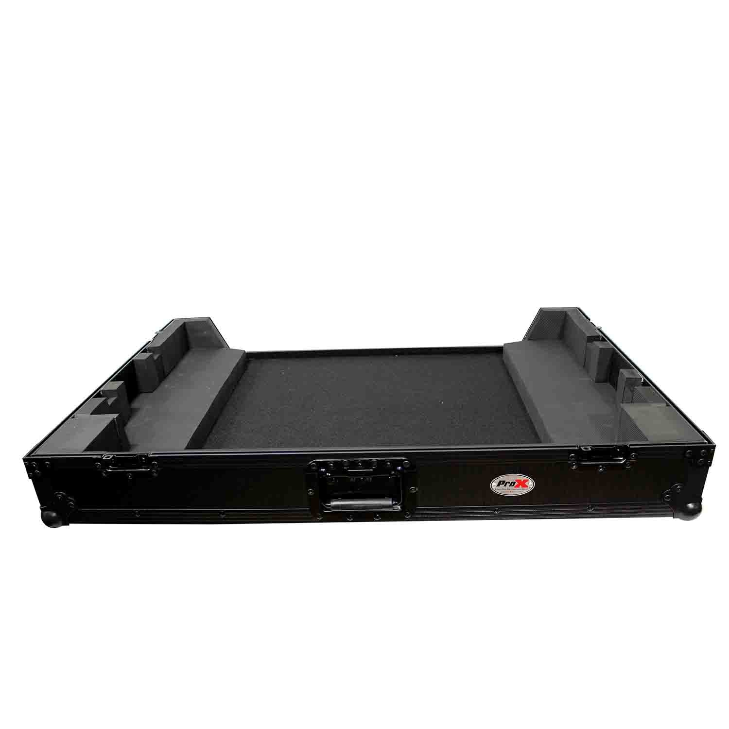 ProX XS-DDJRZXWLTBL DJ Flight Case For Pioneer DDJ-RZX DJ Controller - Black on Black - Hollywood DJ