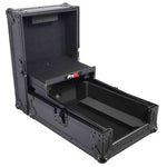 ProX XS-DJMS7LTBL Flight Case for Pioneer DJM-S7 Mixer with Sliding Laptop Shelf - Black on Black - Hollywood DJ