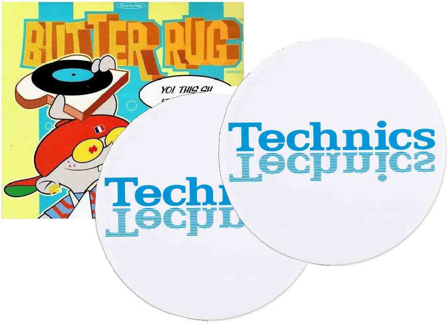 Thud Rumble Butter Rug Technics Slipmats (pair) - Limited Edition - Hollywood DJ