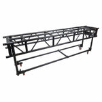 ProX XT-PRERIG10FTBLK, 10' FT Pre-Rig Truss Segment with Removable Rolling Base System - Black ProX Cases