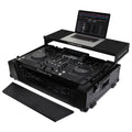 Odyssey FZGSXDJRX2W2BL DJ Flight Case for Black Pioneer XDJ-RX/XDJ-RX2 with 2U Rack Space And Glide Platform - Hollywood DJ