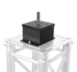 ProX X-MOTOS-BL, MOTOS Universal Mirror Ball Oscillating 1RPM Motor Mounts up to 30" Mirror Balls - Black - Hollywood DJ
