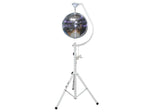 ProX X-MB20STAND 20" Mirror Ball Free Standing Hook with 1 RPM Motor - White by ProX Cases