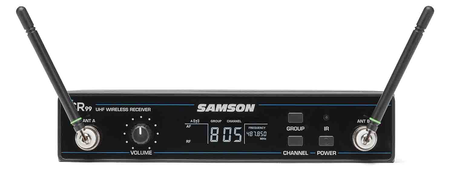 Samson SWC99BLM10-D Concert 99 Presentation Frequency Agile UHF Wireless System - Hollywood DJ
