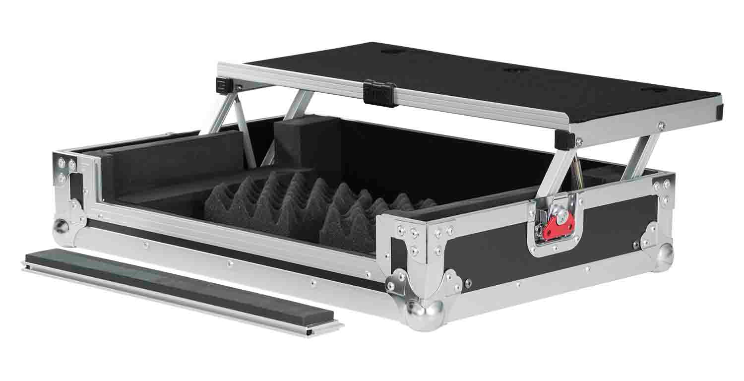 Gator Cases G-TOURDSPUNICNTLC Road Case for Small Sized DJ Controllers with Sliding Laptop Platform - Hollywood DJ