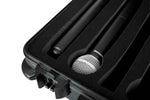 Gator Cases GTSA-MICW6 DJ Case for 6 Wireless Microphones with Battery Storage - Hollywood DJ