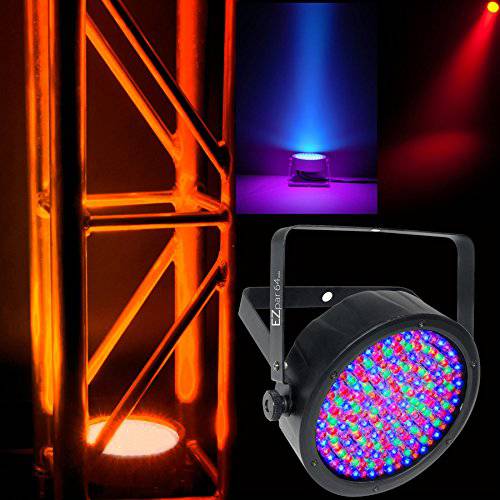 Chauvet DJ EZPAR64RGBABLK EZpar 64 Battery-Operated RGBA LED Par-Style Wash Light - 4 Pack - Hollywood DJ