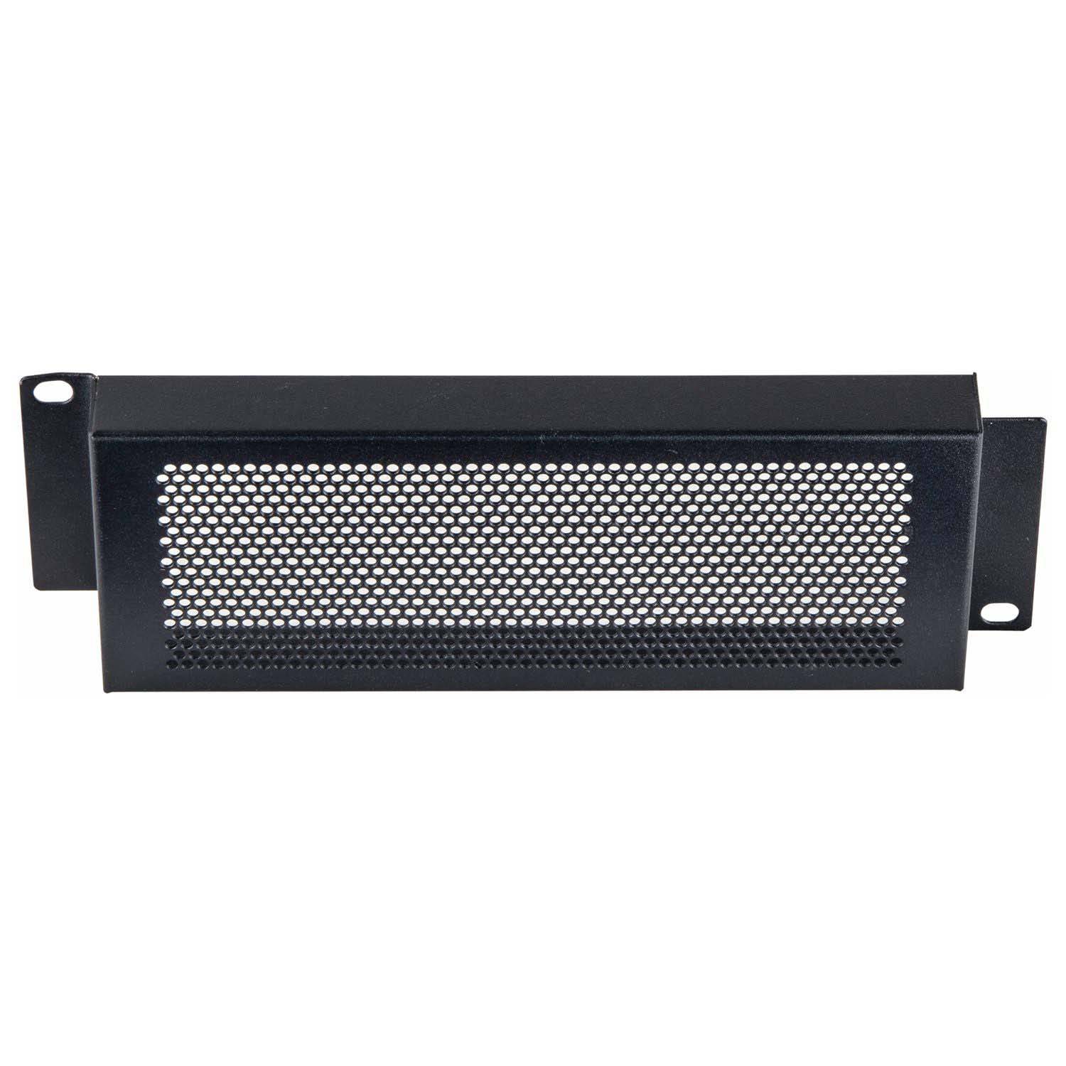Odyssey ARHSCLP02 Half Rack Mountable Raised Perforated Security 2U Panel - Hollywood DJ