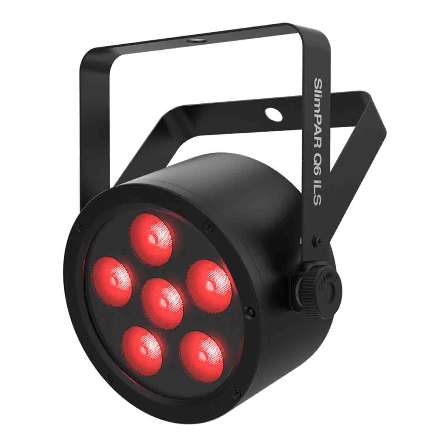 Chauvet DJ SLIMPARQ6ILS Low-Profile, High-Output Quad-Color (RGBA) LED SlimPar with ILS Compatibility - Hollywood DJ