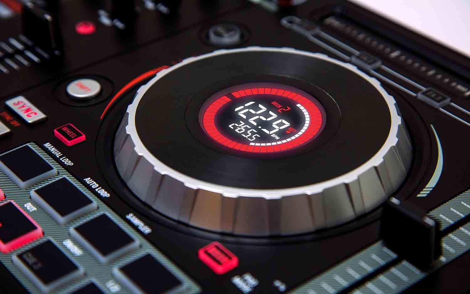 Numark Mixtrack Platinum FX DJ Controller with Jog Wheel Display