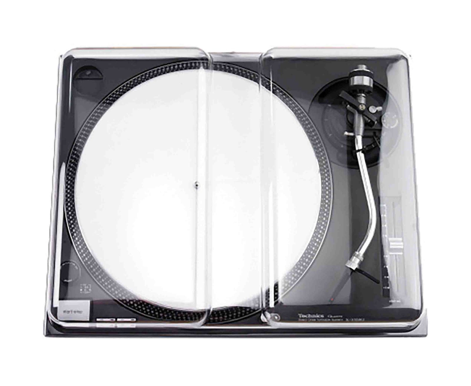 Pioneer DJ PLX-CRSS12 Hybrid Turntable Package with Decksaver Cover and Improved Cartridge - Hollywood DJ