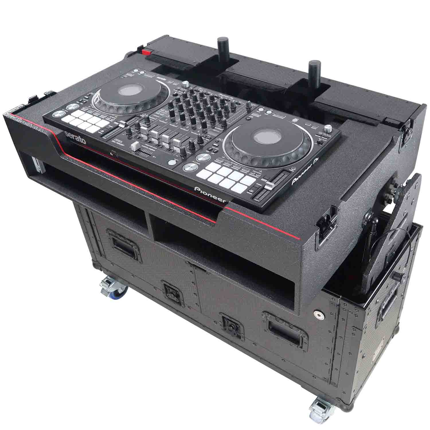 ProX XZF-UCXX Flip-Ready DJ Lift Case for Pioneer XDJ-XZ DDJ-SZ2 DDJ-SX3 DDJ-1000 / SRT - Hollywood DJ