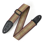 Levy's Leathers M8TF-001 2” Woven Strap with Burgundy Thai Motif - Hollywood DJ
