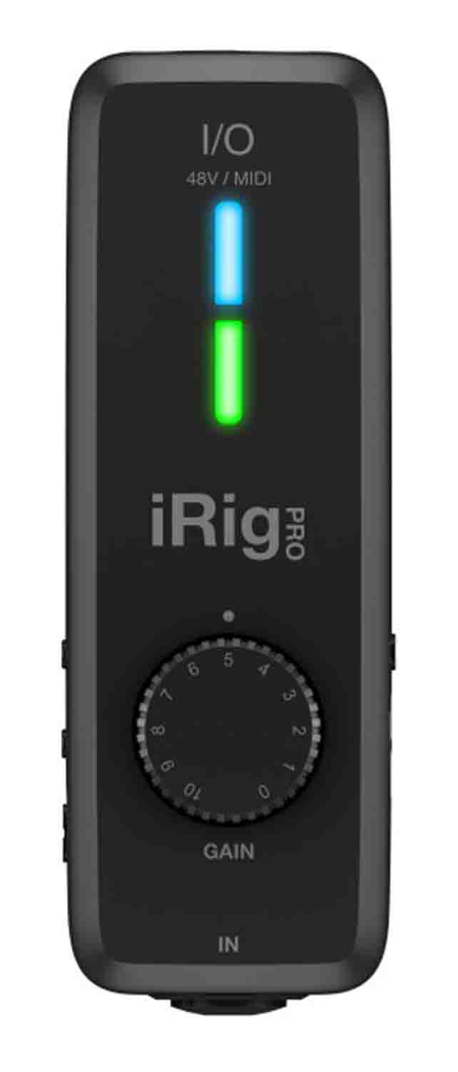 IK Multimedia iRig Pro I/O High Definition Audio Interface with MIDI for iOS and Mac - Hollywood DJ