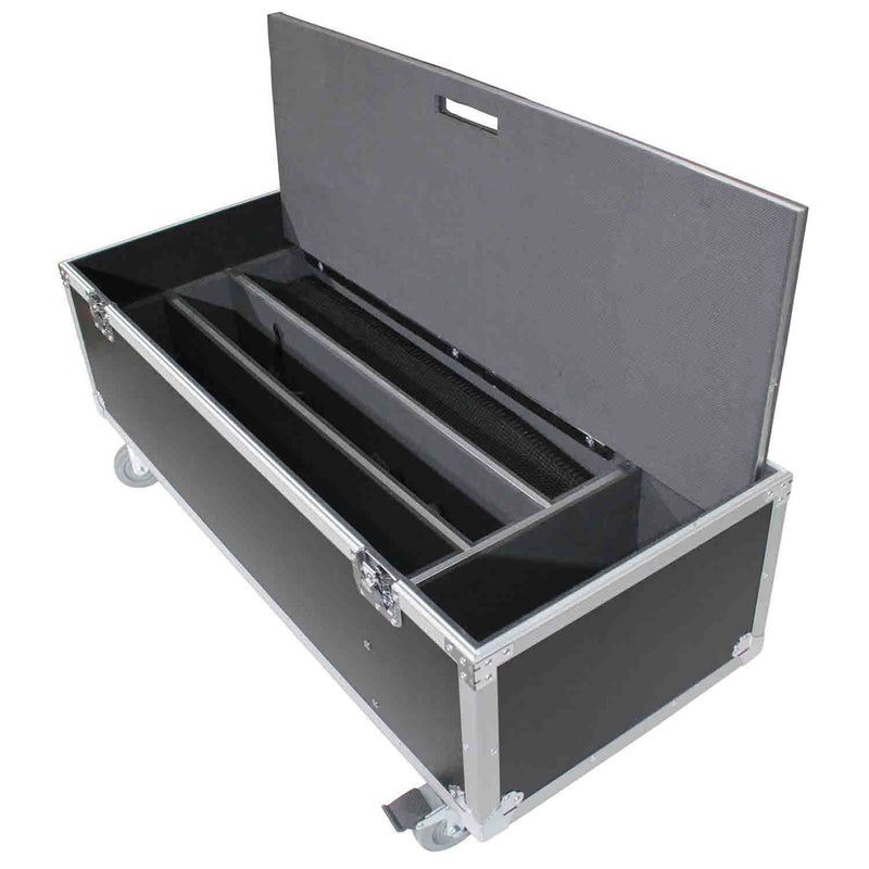 ProX X-RCF-EVOX12X2W ATA Flight Case for 2 RCF EVOX 12 Array Speakers with Wheels - Hollywood DJ
