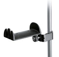 K&M 16080 Screw Clamp Headphone Holder - Black - Hollywood DJ