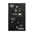 Whirlwind MIP3B One-Gang Passive Wall Plate Audio Mixer - Black - Hollywood DJ