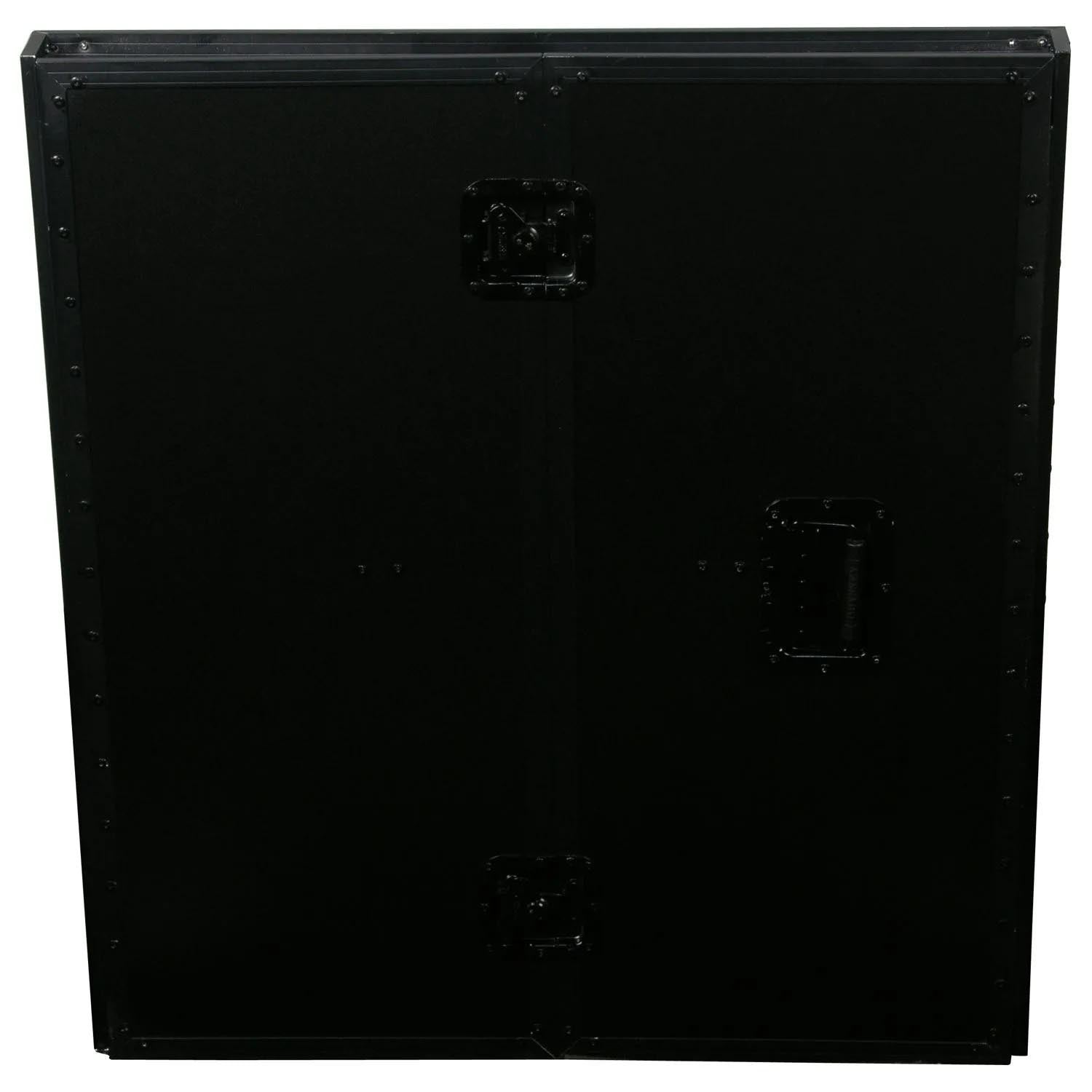 Odyssey FZF3336BL, DJ Fold-out Stand - 33″ Wide x 36″ Tall - Black - Hollywood DJ