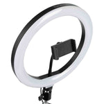 Gator Frameworks GFW-RINGLIGHTTRIPD 10 Inch LED Ring Light Stand with Phone Holder and Tripod Base - Hollywood DJ