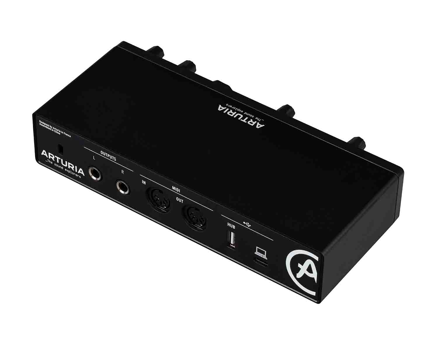 Arturia MiniFuse 2 Portable 2x2 USB Type-C Audio Interface + Midi - Black - Hollywood DJ
