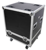 B-Stock: ProX XS-252521SPW Subwoofer Speaker Flight Case with Casters Interior - Hollywood DJ