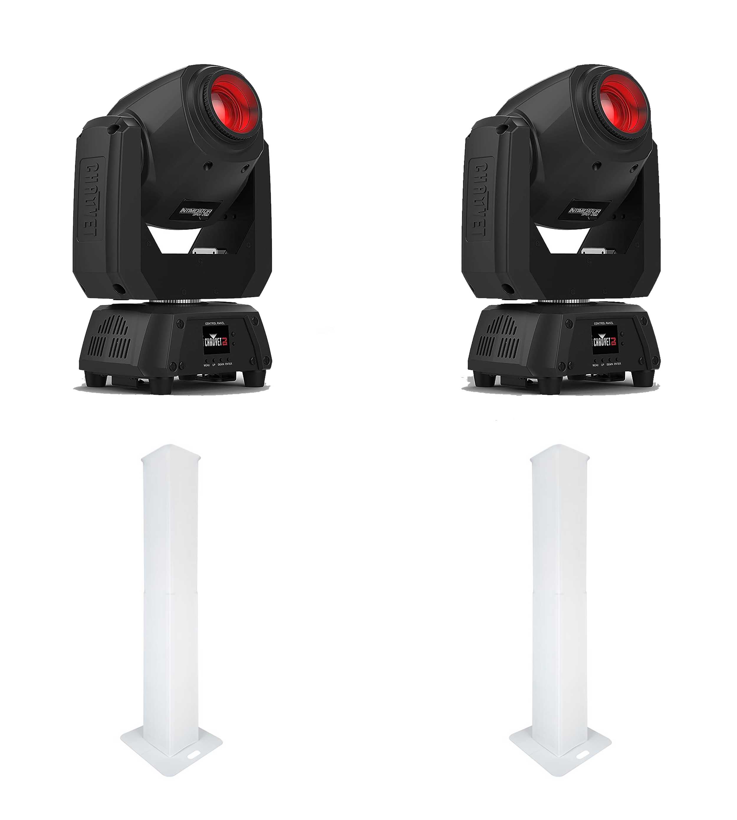 Chauvet DJ Intimidator Spot 260X LED Moving Head Light Package with Lighting Stand - Hollywood DJ