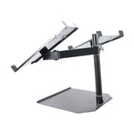 Novopro CDJDUAL+ CDJ Fully Adjustable Dual Table Stand - Hollywood DJ