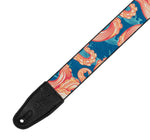 Levy's Leathers MPD2-117 2” Wide Polyester Guitar Strap with Tentacles and Waves Motif - Hollywood DJ