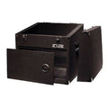 Odyssey CXC906, 9U Top Slanted 6U Bottom Vertical CXC Carpet Combo Rack - Hollywood DJ