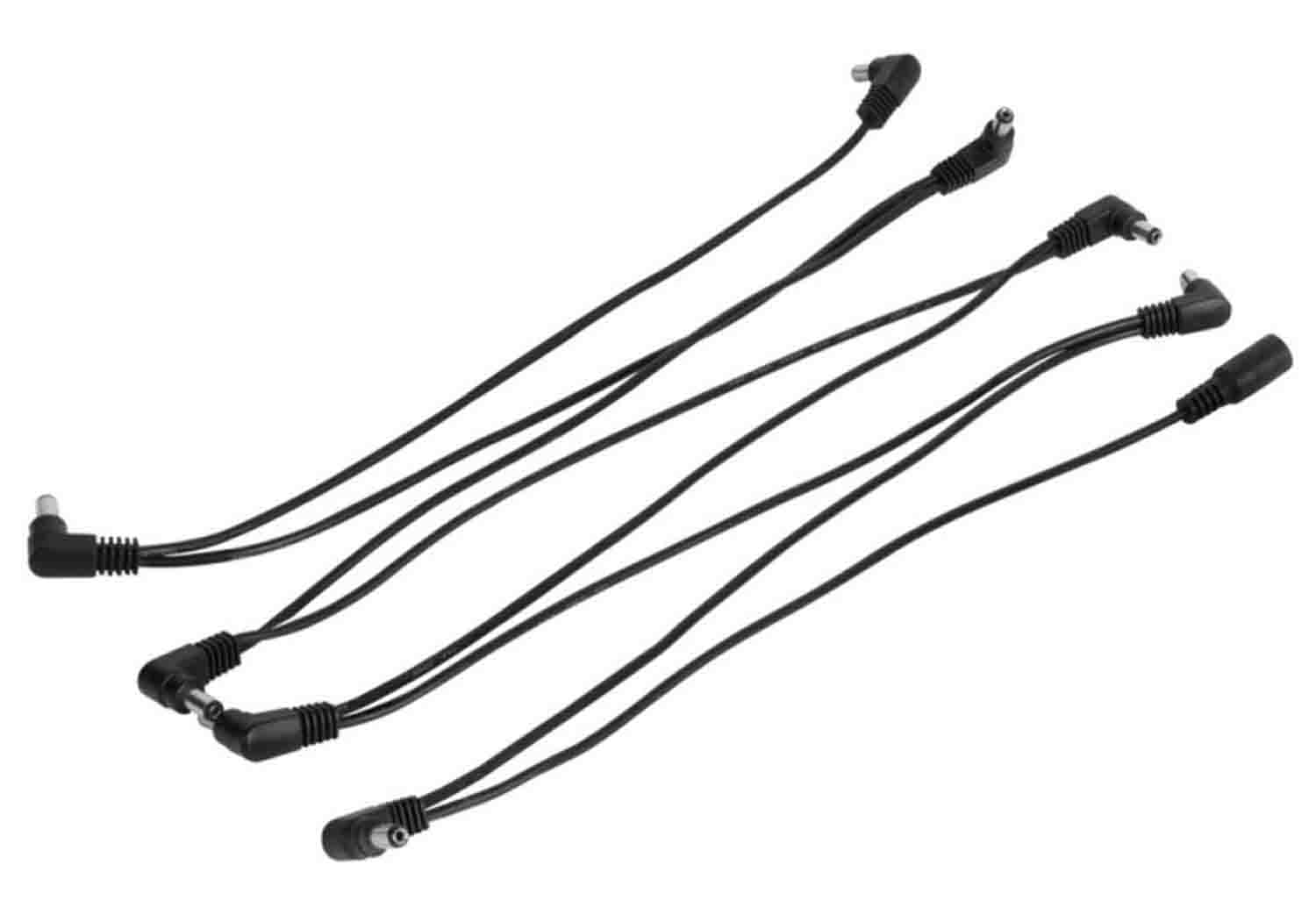 Onstage PSA800 Eight-Plug Daisy Chain- Power Distribution Cable for 8 Pedals - Hollywood DJ