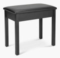 OnStage KB8902B Flip-Top Piano Bench with Music Compartment (Black) - Hollywood DJ
