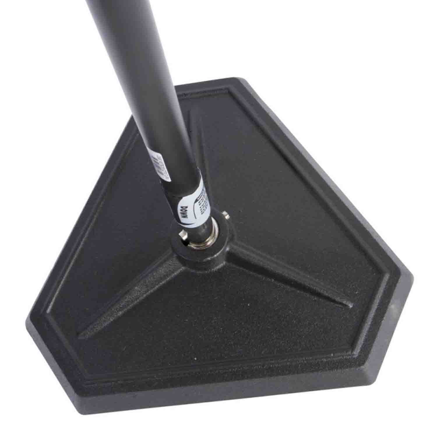 On Stage MS7625B Hex-Base Quarter-Turn Thread less Mic Stand - Hollywood DJ