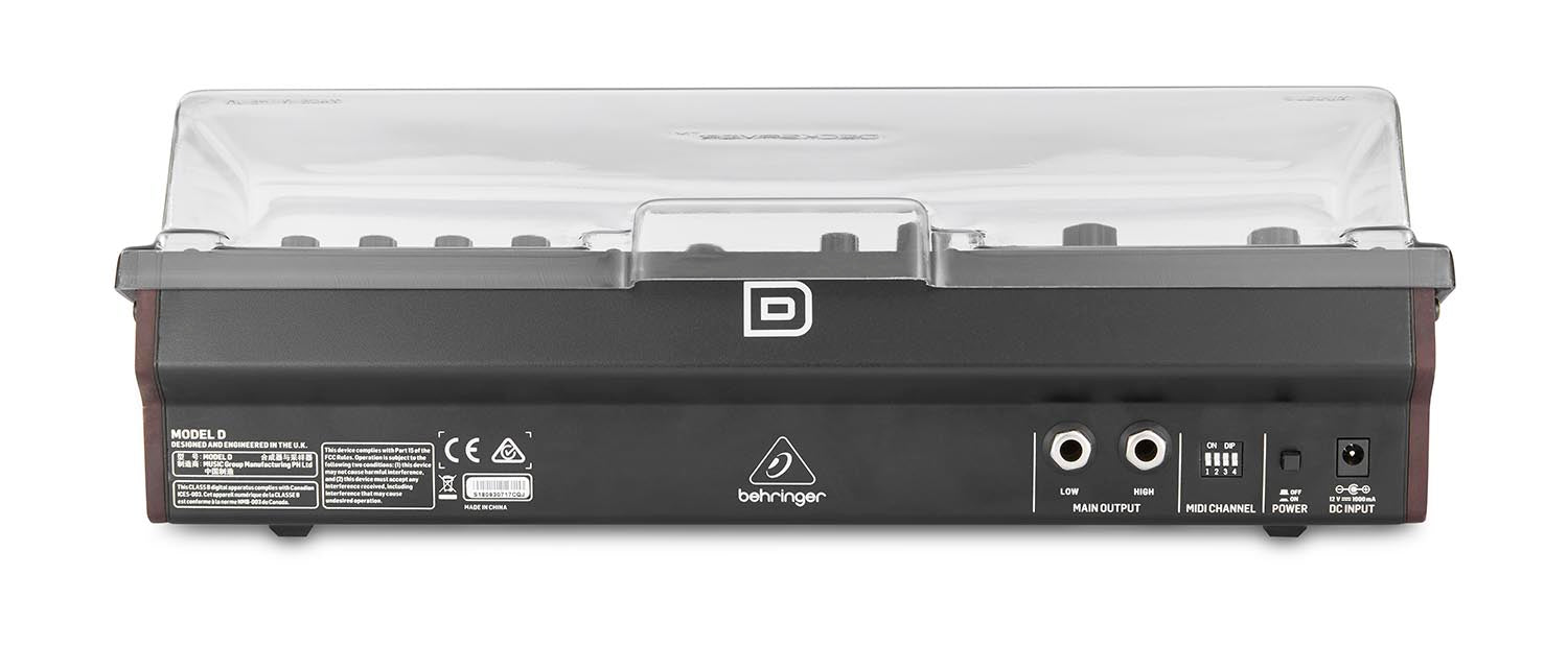 Decksaver DS-PC-MODELD Protection Cover for Behringer Model-D Synthesizer Decksaver