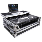 ProX XS-DDJREV7WLT DJ Flight Case for Pioneer DDJ-REV7 DJ Controller with Sliding Laptop Shelf and Wheels - Hollywood DJ