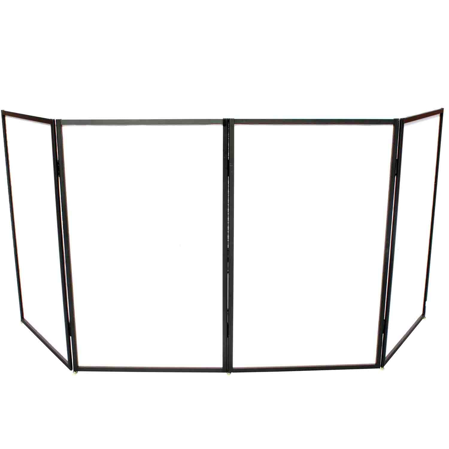 ProX XF-5X3048B Five Panel Frame DJ Facade with Stainless Quick Release 180 Degree Hinges - Hollywood DJ