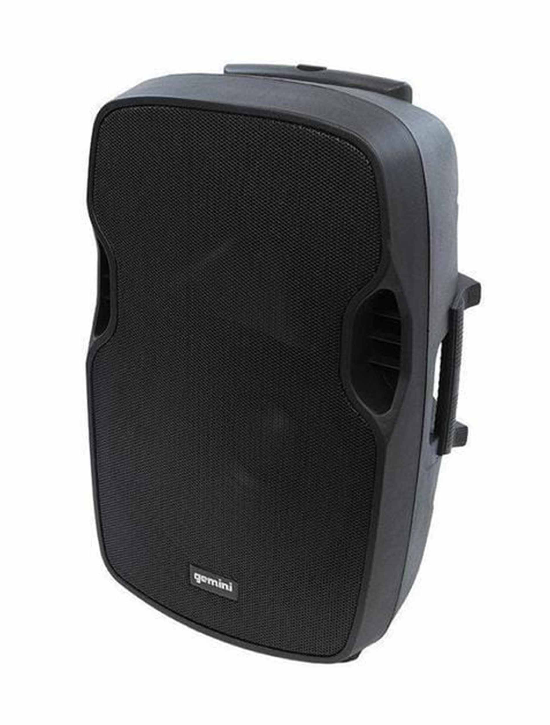 Gemini Sound AS-15TOGO, 15-Inch Portable Wireless Bluetooth PA Loudspeaker - Hollywood DJ