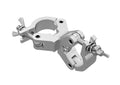 Global Truss X-PROSWIVEL CLAMP/SLM12, Extra Heavy Duty Narrow Swivel Clamp - Silver - Hollywood DJ