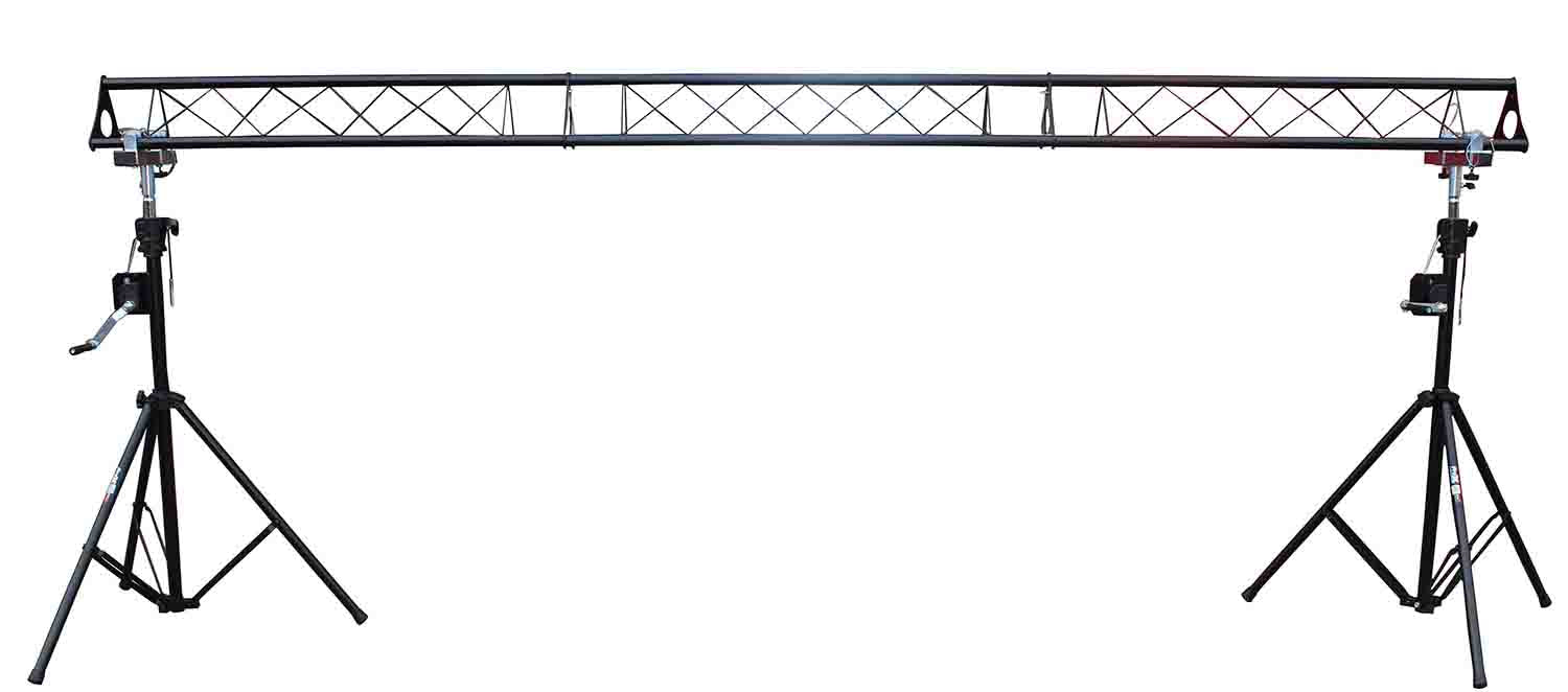 ProX T-LS35C Lighting System Triangle Truss with Crank Up System 5ft ,10ft ,15ft Wide - Hollywood DJ