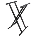 ProX X-KSD200, DJ Double X Style Case/Keyboard Stand With Ergo Easy Lock - Hollywood DJ