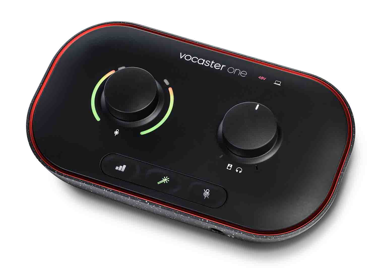 Focusrite Vocaster One Studio USB-C Podcasting Audio Interface Bundle - Hollywood DJ